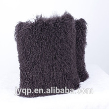 2018 Wholesale Tibetan Mongolian Fur Cushion Cover